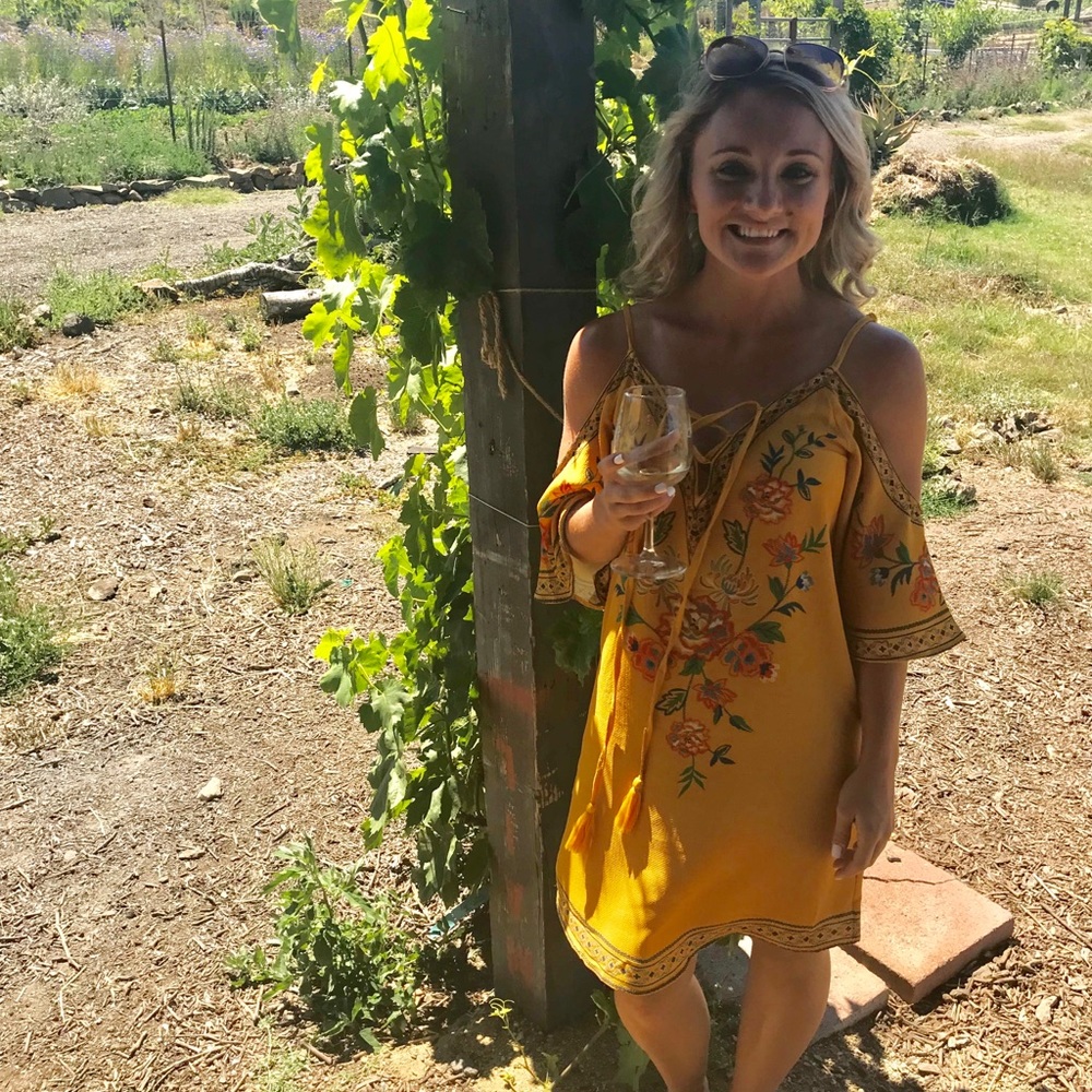Yellow dress